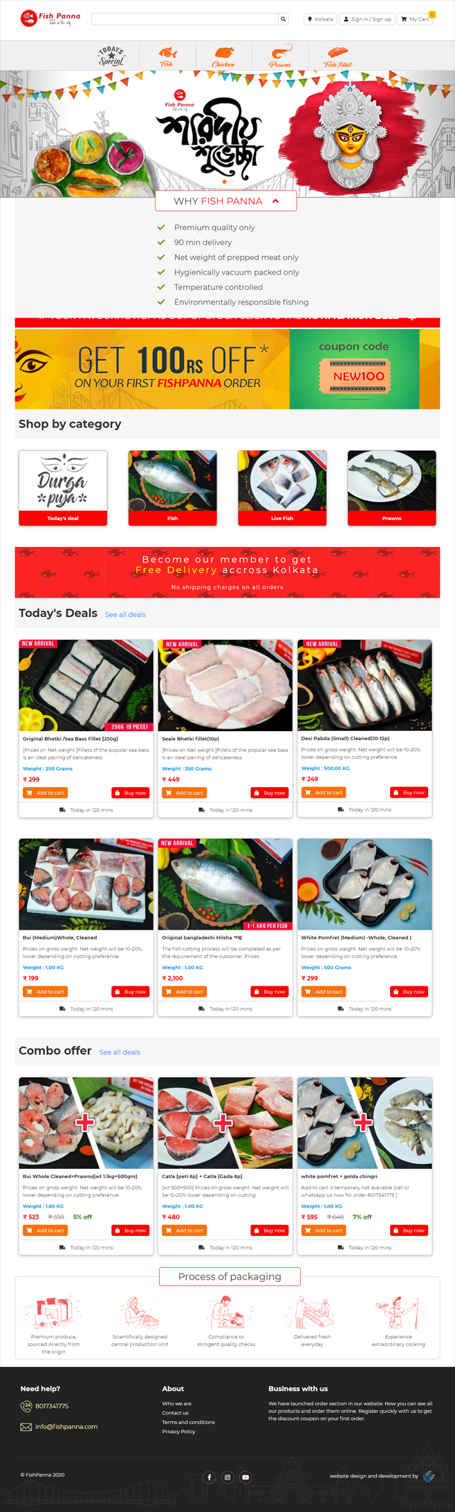 Ecommerce site for live stock vendor